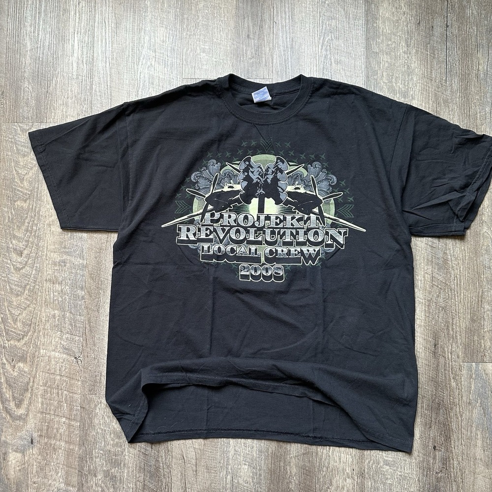 Vintage 2008 Projekt Revolution Tour Shirt XL Linkin Park Chris Cornell Tee RARE